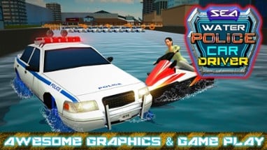 Sea Water Police Car Driver &amp; Crime Chase Sim Image