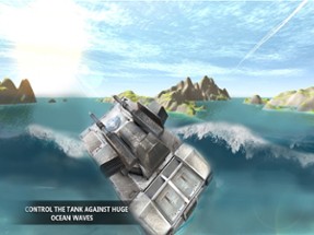 US Navy Tank Water Surfing 3D Image