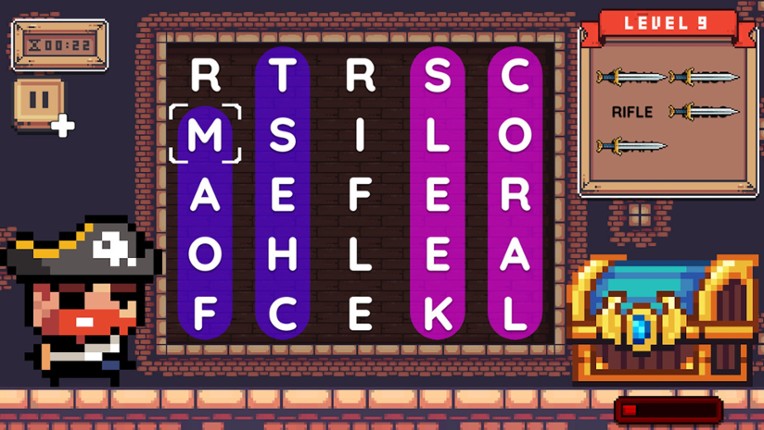 Word Quest Pirates screenshot