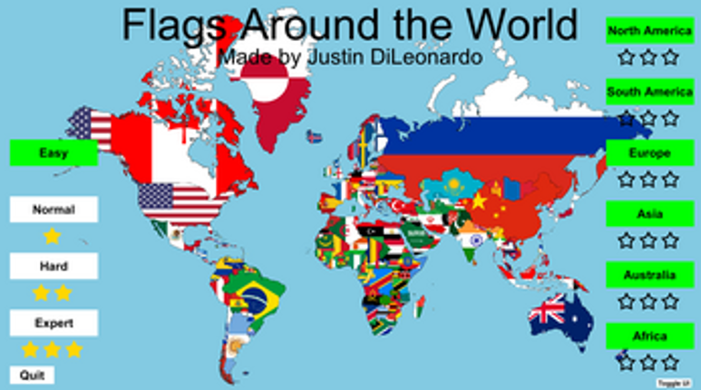 Flags Around the World screenshot