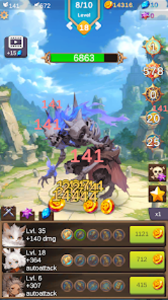 Anima Saga - RPG Clicker Image