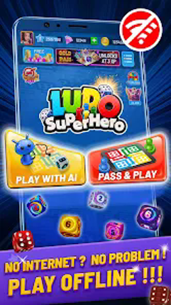 Ludo SuperHero - Fun dice game Image