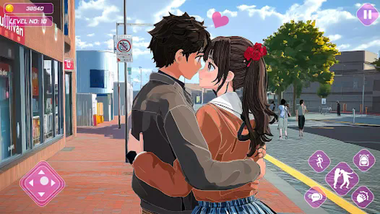 Romantic Love Life Anime Games screenshot