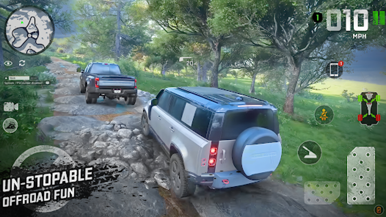4x4 Jeep Driving Sim Game 3D screenshot