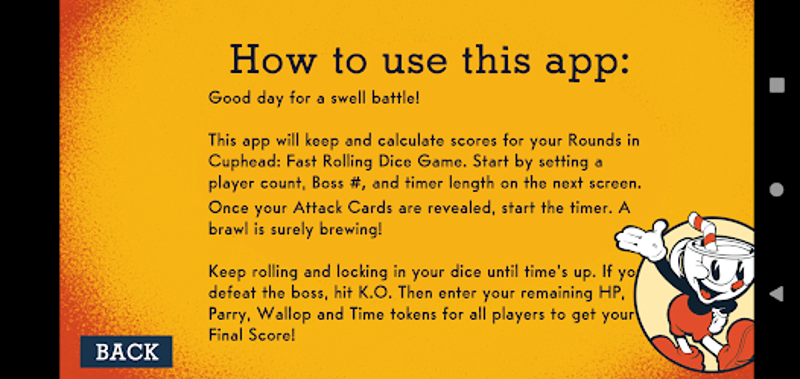 Cuphead Fast Rolling Dice Game Image