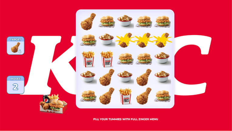 KFC: Match Out the Yummies Image
