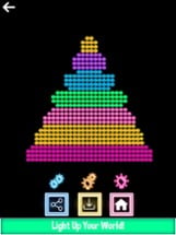 Lite-Brite Numbers Retro Art Image