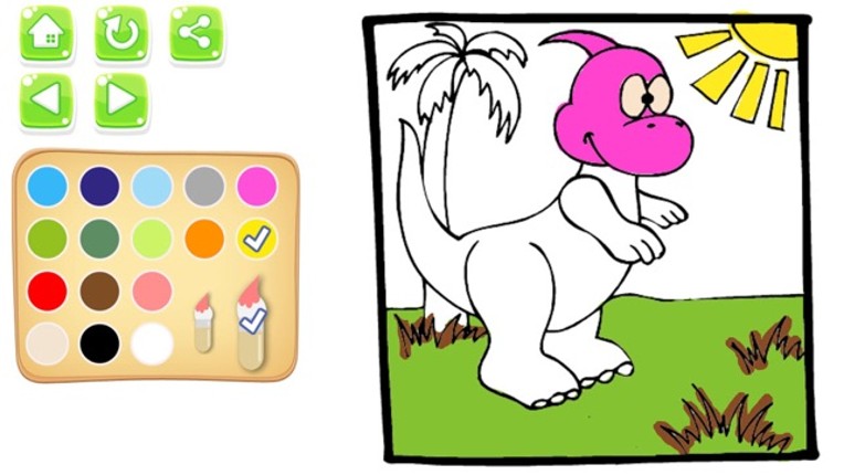 My Dino Coloring Book For Kids And Toddler Game screenshot