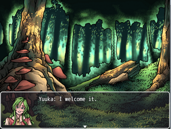 Touhou: Loving Fists of Winter, Yuuka x Letty. Image