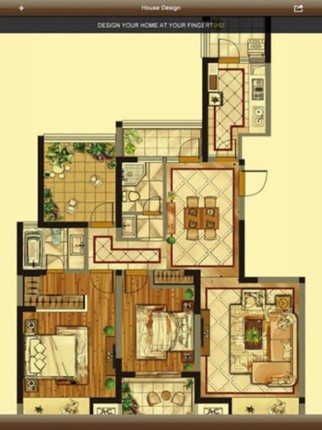 3D Interior Plan - Home Floor Design &amp; Auto CAD screenshot