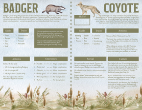 Badger + Coyote Duet RPG Image