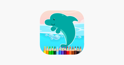 Coloring Dolphin Game Image