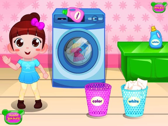 Cute Girl Clean up Room screenshot