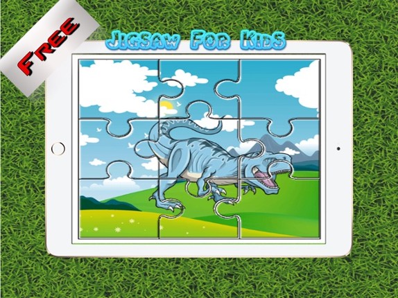 Dinosaur Jigsaw Puzzle Kids - Puzzles Games Education Learning Free For Toddler and Preschool screenshot