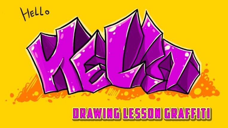 Drawing Lesson Graffiti screenshot