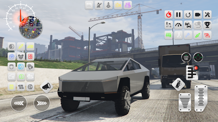 Cybertruck: Electric SUV Rider Image