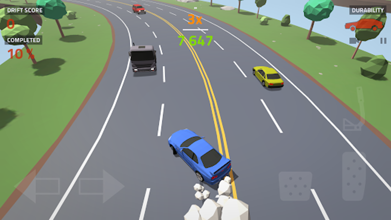 Polygon Drift: Traffic Racing screenshot