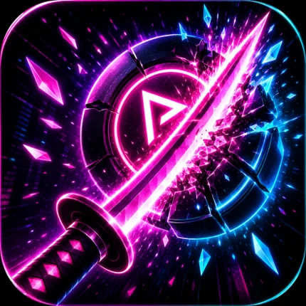Cyber Cut Rush: Neon Slash Image