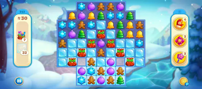 Christmas Sweeper 4 - Match-3 screenshot