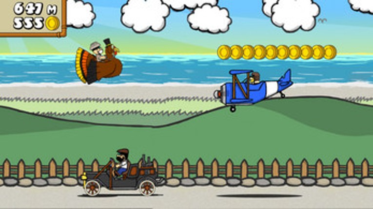 Dr. Gentleman's Jetpack Run screenshot