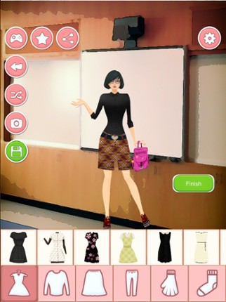 High School Dress Up - Fashion Makeover Salon screenshot