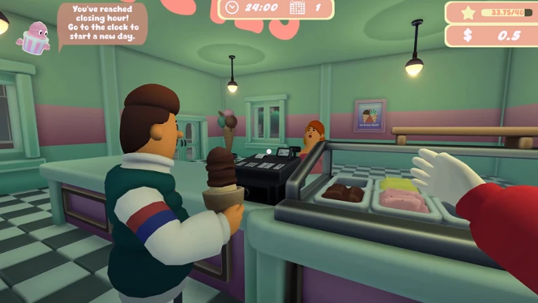 Ice Cream Together: A Cozy Parlor Simulator screenshot