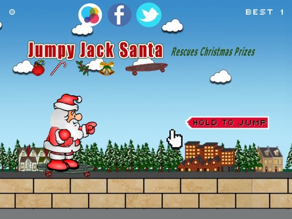 Jumpy Jack Santa Rescues Christmas Prizes screenshot