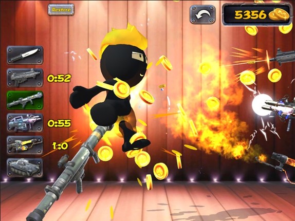 Kill the Stickman:Shooter Game Image