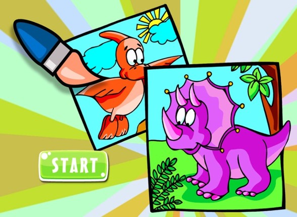 My Dino Coloring Book For Kids And Toddler Game Image