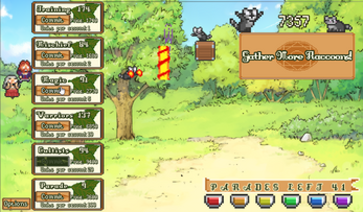Raccoon Ambush Cult Clicker: Old Order of Nature screenshot