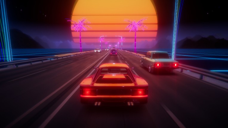 Synthwave Driver screenshot