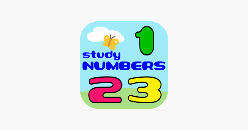 123 study NUMBERS : number learning games / puzzles Game Cover