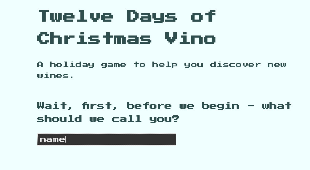 Games like 12 Days of Christmas Vino