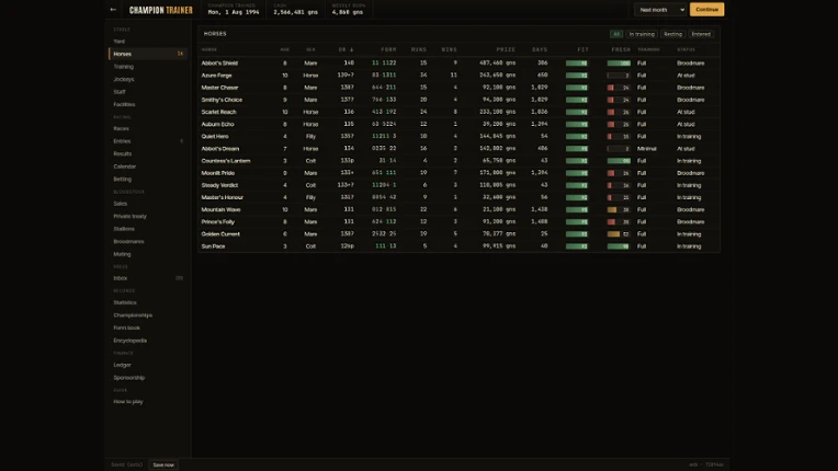 Champion Trainer Image