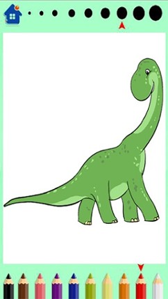 Dinosaur Coloring Book - Dino Finger Paint screenshot