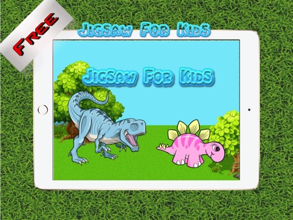 Dinosaur Jigsaw Puzzle Kids - Puzzles Games Education Learning Free For Toddler and Preschool Image