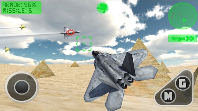 Flight Simulator F22 Fighter Image