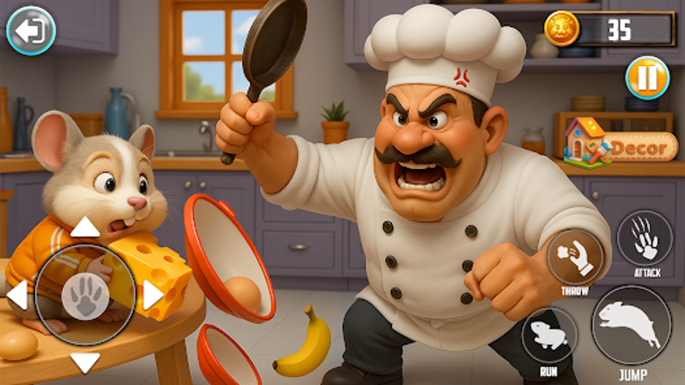 Chef vs Mouse Prank Game screenshot