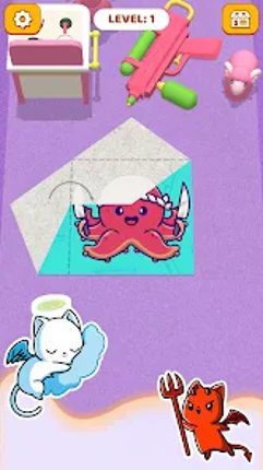 Paper Fold: Paper Puzzle 3D Image
