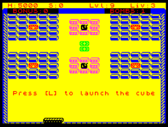 Brickz! (VARIETY) ZX Spectrum Next screenshot