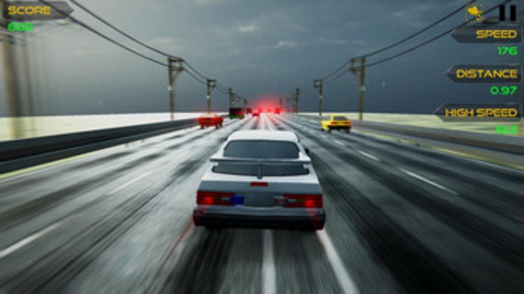 Extreme Racing on Highway Image