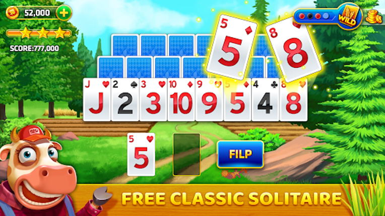 Pyramid Solitaire - Farm Trip screenshot