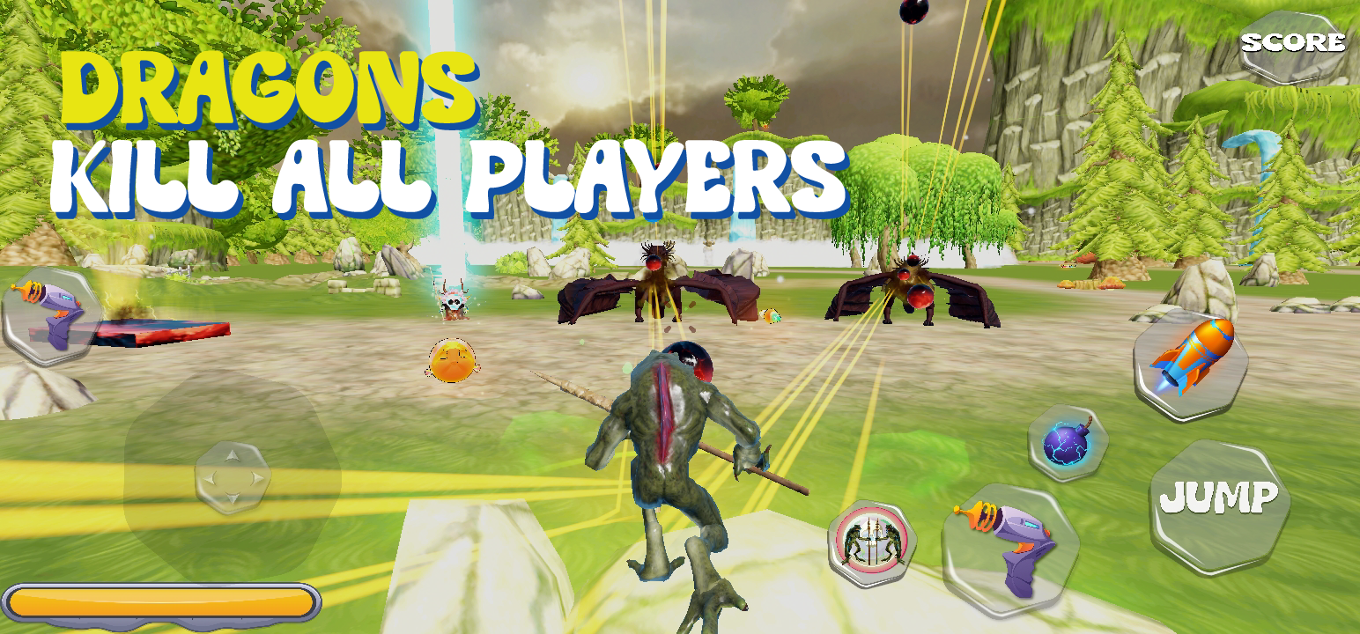 Games like Ghosts Battle Multiplayer 4 characters open