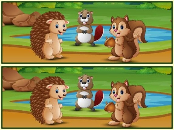 Spot The Differences Forests Game Cover