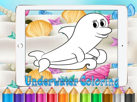 ๊Underwater Drawing Coloring Book Pages Online screenshot