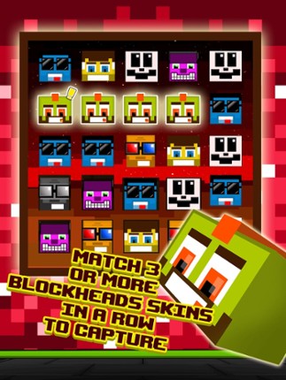 Action Craft Mini Blockheads Match 3 Skins Survival Game screenshot