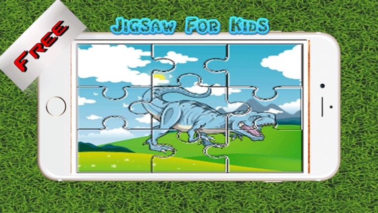 Dinosaur Jigsaw Puzzle Kids - Puzzles Games Education Learning Free For Toddler and Preschool screenshot