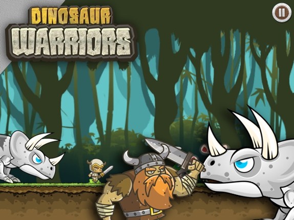 Dinosaur VS Warriors - Chibi Runner At Jurassic Image