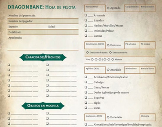 DRAGONBANE: Manual del pejota screenshot