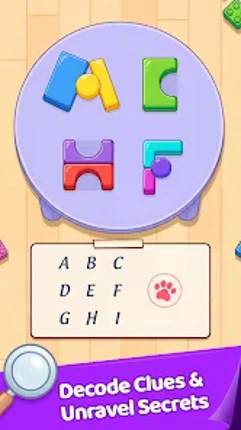 Meowcode: Letter Puzzle Game screenshot